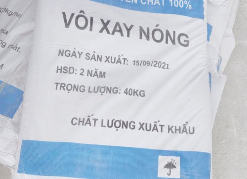 VÔI BỘT XAY NÓNG 40KG